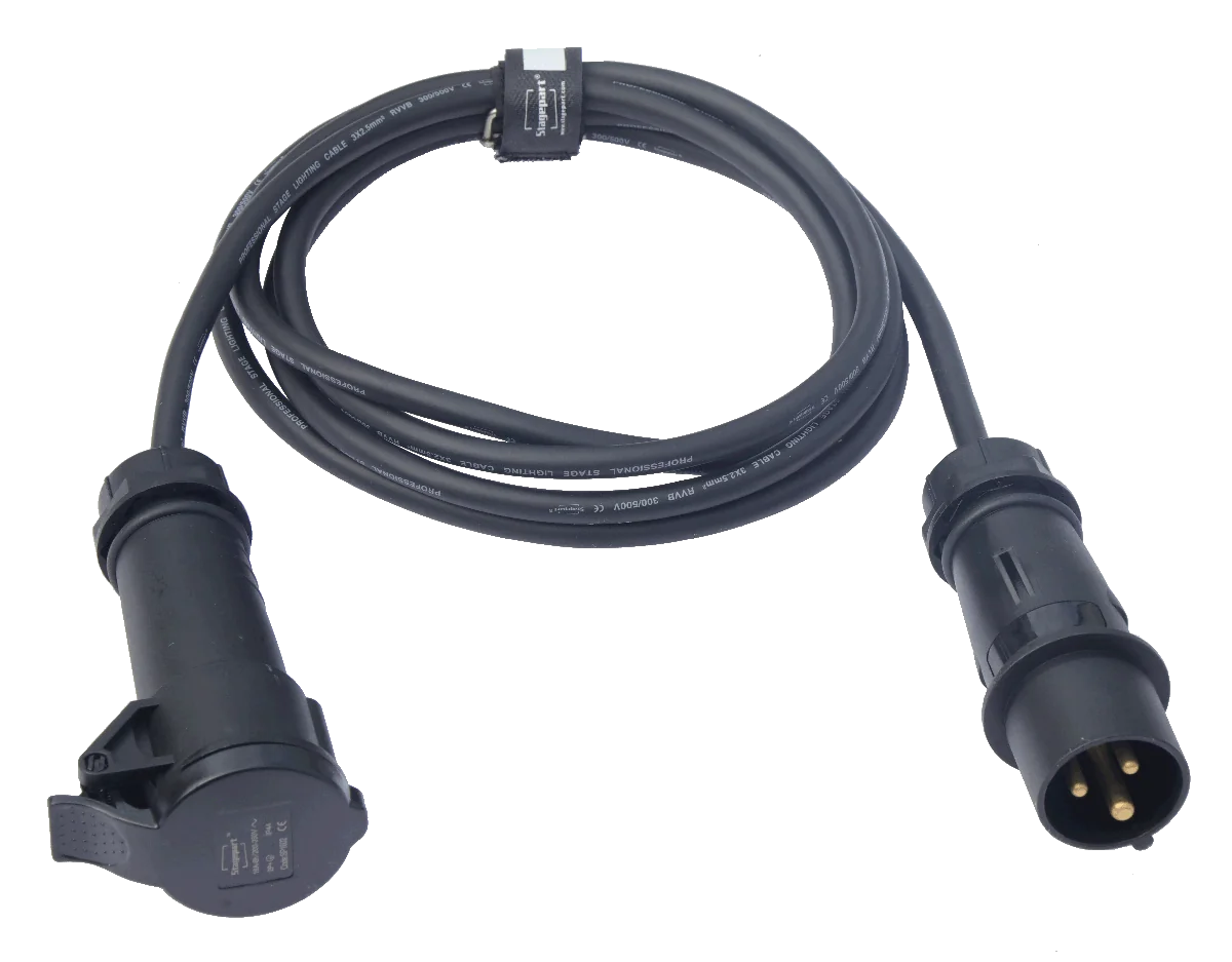 16A CEE Extension Cable
